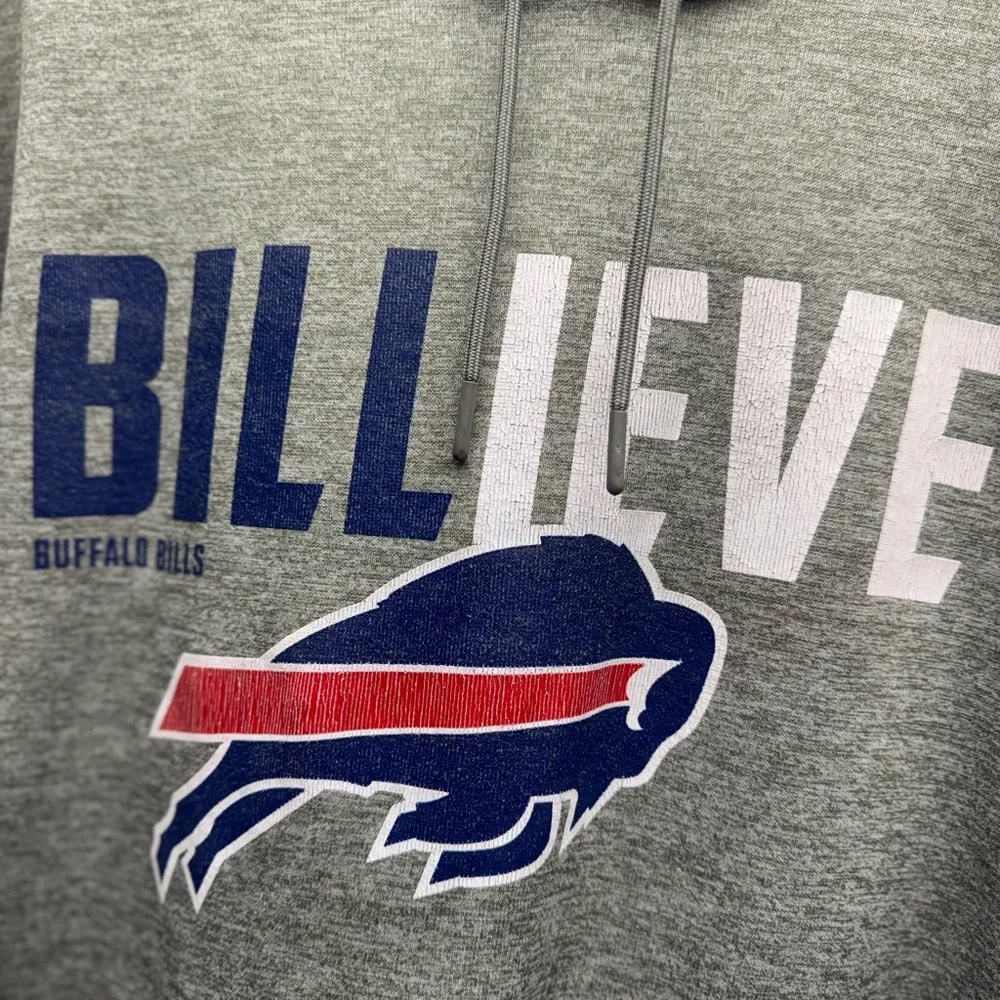Nike Buffalo Bills Billieve Performance Dri-FIT Pullover Hoodie Mens Medium